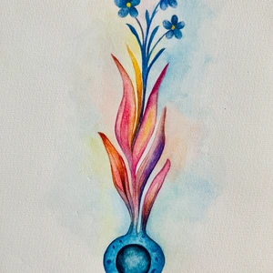 Immunitetens Blomst - immuncelle der bliver til en blomst